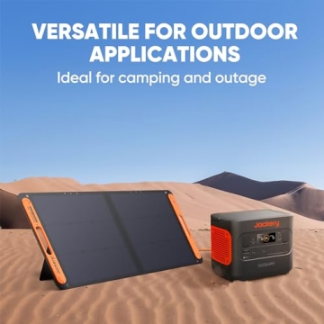 Jackery SolarSaga 100W Solar Panel for Camping and RVs