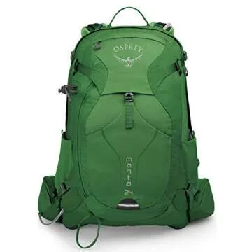 Osprey Manta 24L Men's Hiking Backpack with Hydraulics Reservoir, Green Shade, One Size
