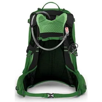 Osprey Manta 24L Men's Hiking Backpack with Hydraulics Reservoir, Green Shade, One Size