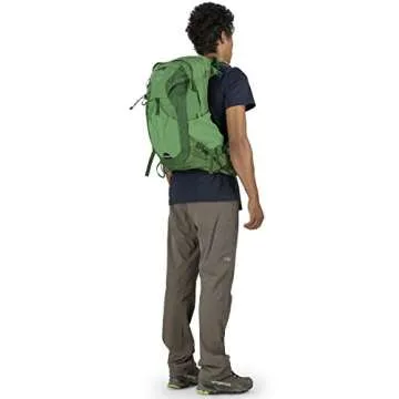 Osprey Manta 24L Men's Hiking Backpack with Hydraulics Reservoir, Green Shade, One Size