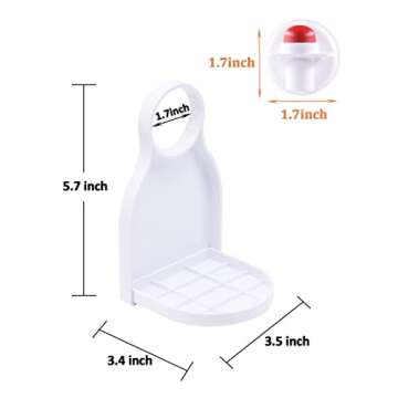 KTCEFE Laundry Detergent Cup Holder, Detergent Drip Catcher, Fabric Softener Liquid Tray Dispenser Organizer Drip Catcher, Laundry Accessories, Keep Laundry Room Tidy (2 Pack)