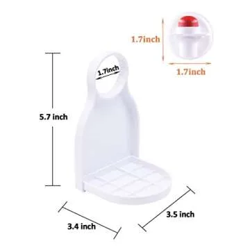 KTCEFE Laundry Detergent Cup Holder, Detergent Drip Catcher, Fabric Softener Liquid Tray Dispenser Organizer Drip Catcher, Laundry Accessories, Keep Laundry Room Tidy (2 Pack)