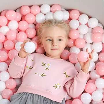 TRENDBOX 100 Pcs Colorful Ball Pit Balls Ocean Balls for Babies Kids Children Soft Ball Birthday Par...