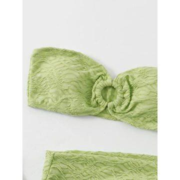 Stylish MakeMeChic 3 Piece Women’s Bikini Swimsuit Set