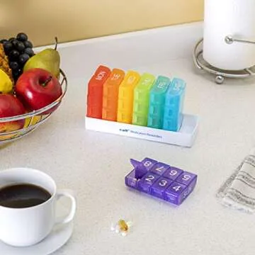 e-Pill Large Weekly Pill Organizer for Medications