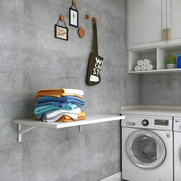 Versatile Fold Down Wall Mount Desk for Home Office and More