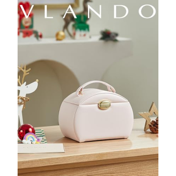Vlando Kids Musical Jewelry Box for Girls with Drawer and Music