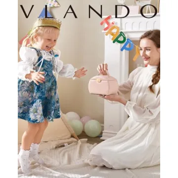 Vlando Kids Musical Jewelry Box for Girls with Drawer and Music