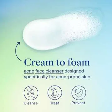 Differin Acne Face Wash 10% Benzoyl Peroxide Cleanser