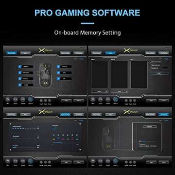 DeLUX 67G Wired Lightweight Gaming Mouse for Ultimate Precision