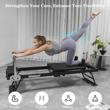 Affordable Foldable Pilates Reformer for Home Workouts