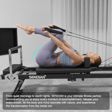 Affordable Foldable Pilates Reformer for Home Workouts