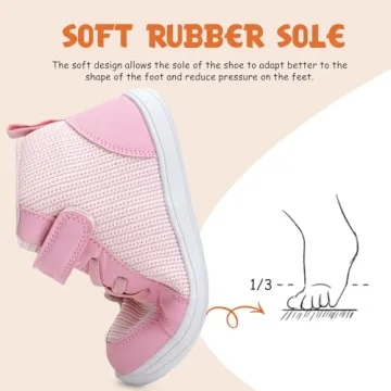 WateLves Toddler Wide Shoes - Comfortable Winter Sneakers