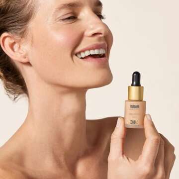 ISDIN Skin Drops, Face and Body Makeup Lightweight and High Coverage Foundation, Sand Shade for Fair...