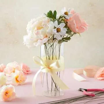 Juvale 200 Dark Green Floral Stem Wire for Crafts