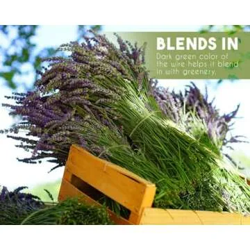 Juvale 200 Dark Green Floral Stem Wire for Crafts