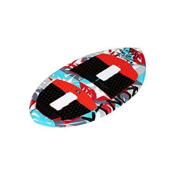 Ronix Kid's Super Sonic Space Odyssey Skimmer White/Red/Blue 3'11" Wakeboard