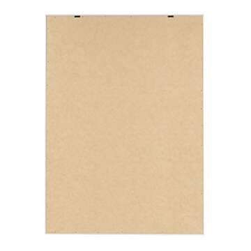 Kate and Laurel Sylvie Crowded Beach from Above Framed Canvas Wall Art by Amy Peterson, 28x38 White, Coastal Beach Art for Wall