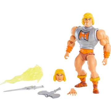 Mattel Masters of the Universe Origins Action Figure & Accessories Set, Battle Armor He-Man 5.5-inch...