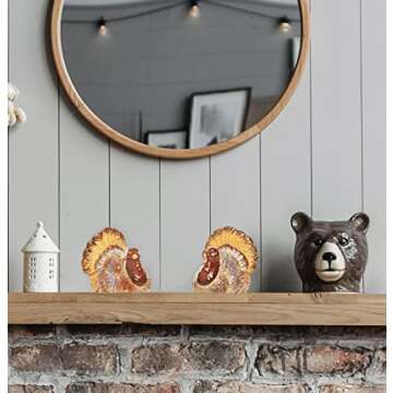 Thanksgiving Turkey Salt & Pepper Shakers Delightful Decor