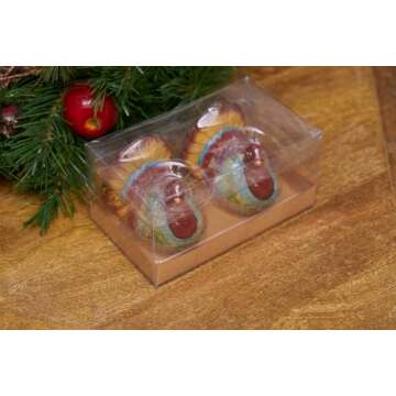 Thanksgiving Turkey Salt & Pepper Shakers Delightful Decor