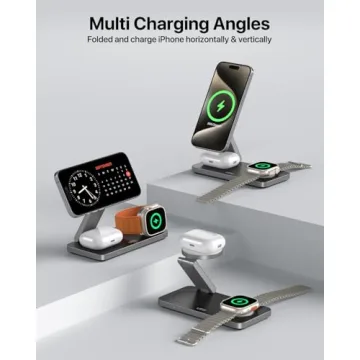 3-in-1 Wireless Charging Station for Apple Devices