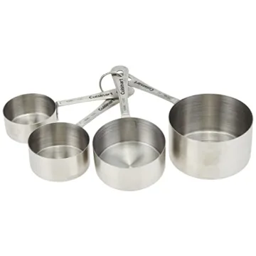Cuisinart CTG-00-SMC Stainless Steel Measuring Cups, Set of 4, Silver