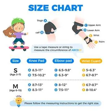 BOSONER Kids Protective Gear Set for Sports Activities