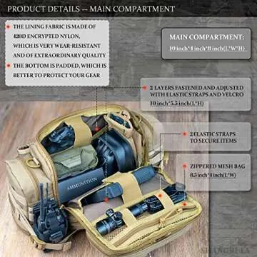 SHANGRI-LA Tactical Range Bag for All Adventures