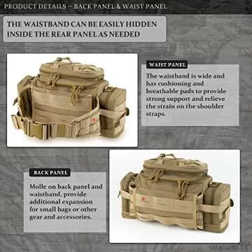 SHANGRI-LA Tactical Range Bag for All Adventures