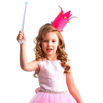 Skylety 3 Pieces Light up Wand Magic Light and Sound Toy Illuminating Princess Wand Fairy Toys Christmas Party Costume Accessory for Xmas Cosplay Masquerade(Pink, Purple, Blue)