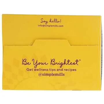 Simple Mills Almond Flour Soft Baked Cookies, Chocolate Chip - Gluten Free, Healthy Snacks, Made with Organic Coconut Oil, Plant Based, 6.2 Ounce (Pack of 1)