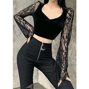 Gothic Crop Top for Stylish Comfort in Any Occasion