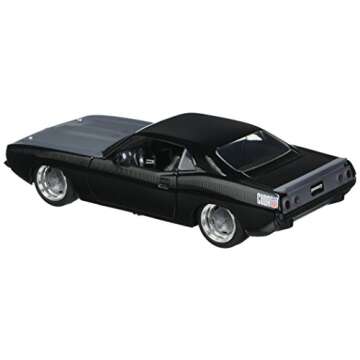 JADA 1:24 - Fast & Furious: Furious 7 - Letty's Plymouth Barracuda: Detailed Diecast Model with Rubb...