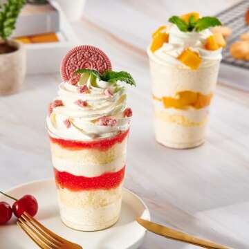 JOLLY CHEF 100 Pack 10 oz Gold Glitter Plastic Party Cups, Disposable Plastic Tumblers, Gold Drinking Glasses with Glitter Perfect for Wedding, Thanksgiving Day, Christmas Halloween