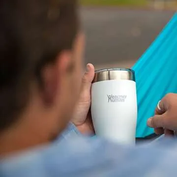 Healthy Human Stainless Steel Tumbler with Straw & Lid | Splash Proof Insulated Travel Cup | Eco-Friendly Coffee Tumblers | Water Cups with Straws Cleaner and Splash Proof Lids (32oz, Lilac)