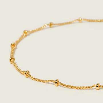 Elegant MEVECCO Gold Anklet for Women 14K Plated Jewelry