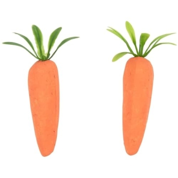 Juvale 100 Pack Artificial Fake Baby Carrots for Craft DIY Home Kitchen Decoration