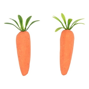 Juvale 100 Pack Artificial Fake Baby Carrots for Craft DIY Home Kitchen Decoration