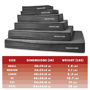 Orthopedic Memory Foam Dog Bed for Pain Relief & Comfort