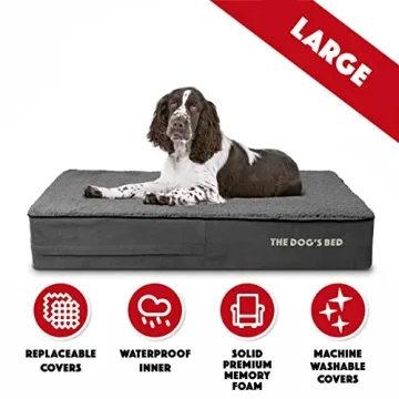 Orthopedic Memory Foam Dog Bed for Pain Relief & Comfort