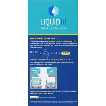 LIQUID IV Watermelon Hydration Drink Mix 10 Count, 0.56 OZ