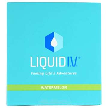 LIQUID IV Watermelon Hydration Drink Mix 10 Count, 0.56 OZ