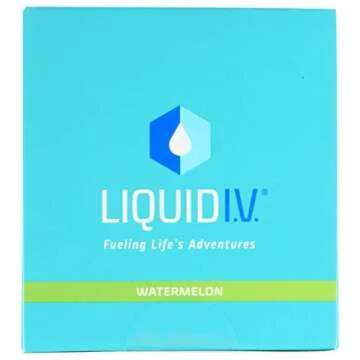 LIQUID IV Watermelon Hydration Drink Mix 10 Count, 0.56 OZ