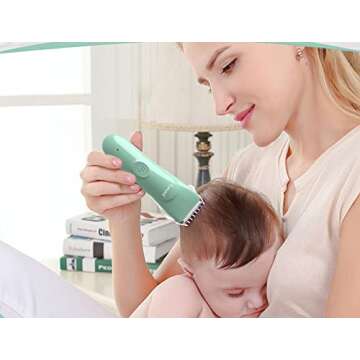 EANCEIL Baby Hair Clippers - Ultra Quiet Electric Hair Trimmer for All Ages