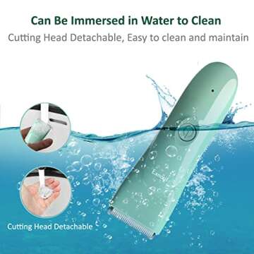 Silent & Safe Baby Hair Clippers - Waterproof & Rechargeable