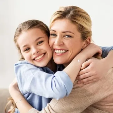 Mother Daughter Bracelets for First Day of School Gifts