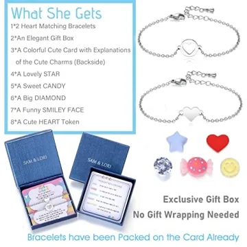 Mother Daughter Bracelets for First Day of School Gifts