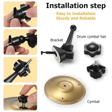 2 Pack Mini Car Cymbals - Fun Driving Accessory