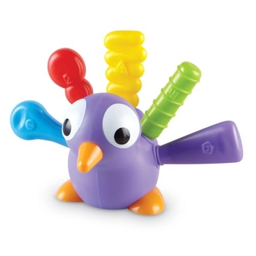 Engaging Learning Resources Fine Motor Peacock Toy for Toddlers